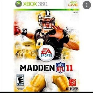 𝅺14 & 17. MADDEN NFL 11 (XBOX 360) Video Game